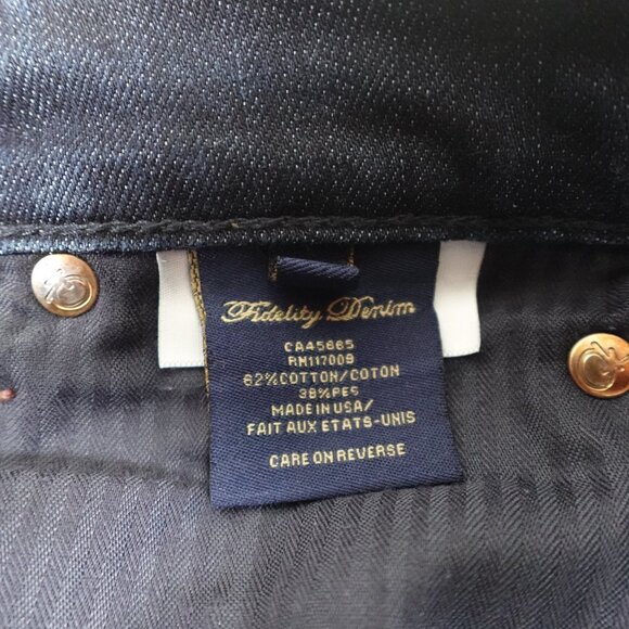 FIDELITY Belladonna Mid Rise Boot Cut Jeans Women's 30 - Picture 4 of 14